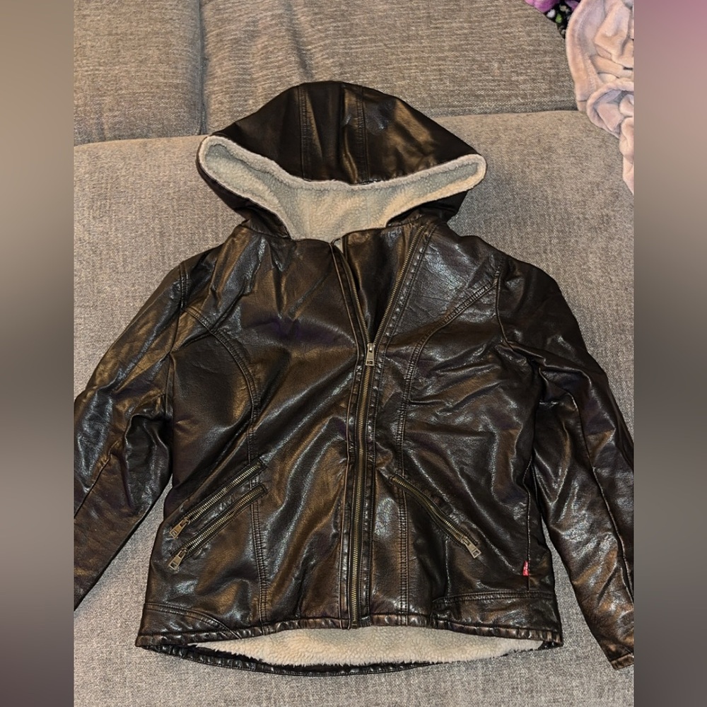 Levi Strauss and co leather jacket 
Never worn